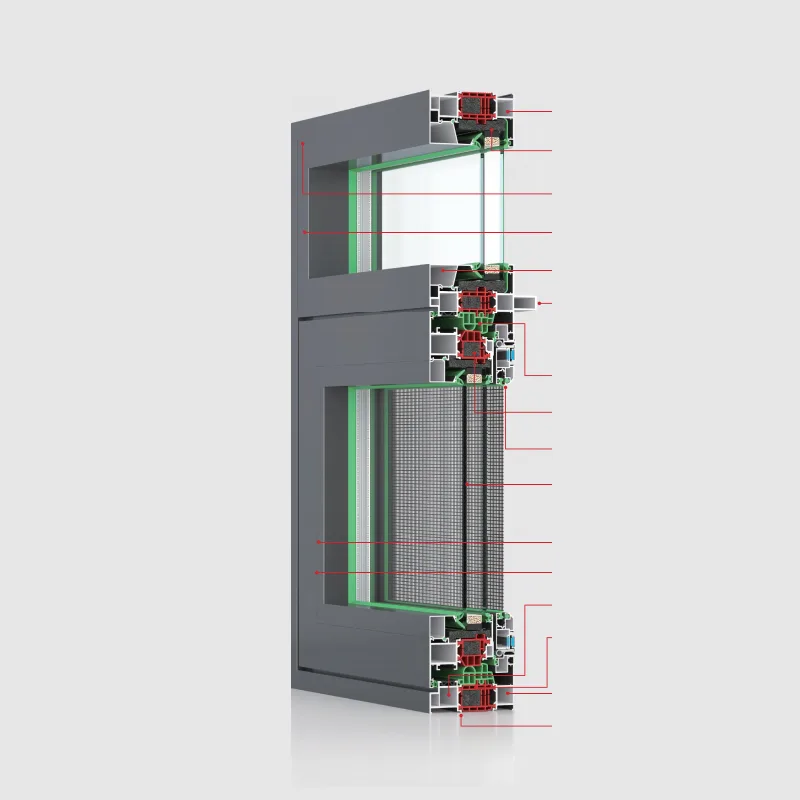 极简95系列双内开窗
