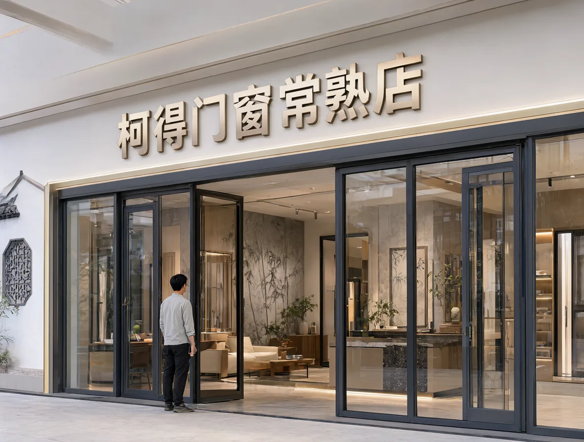 维恪门窗常熟店柯得门窗 门头实景