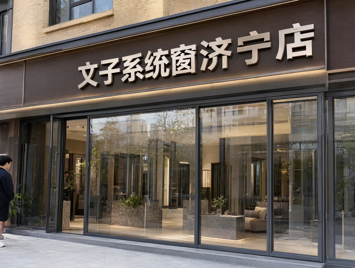 维恪门窗济宁店 文子系统窗 门头