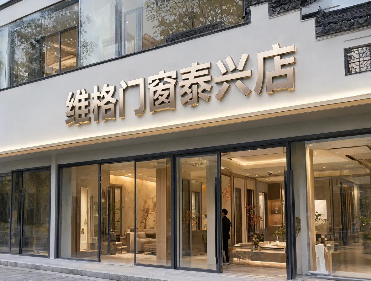 维恪门窗泰兴店 门头实景