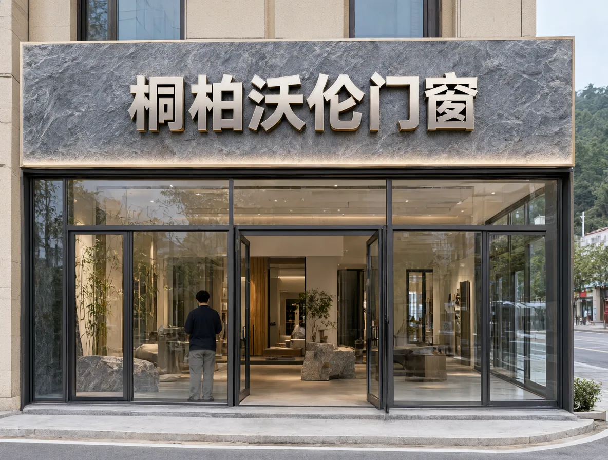 桐柏沃伦门窗 门头实景