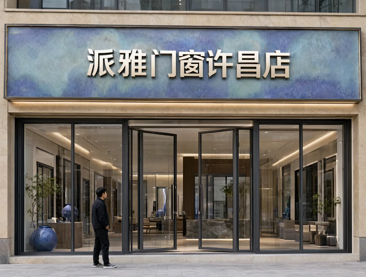 派雅门窗许昌店 门头实景