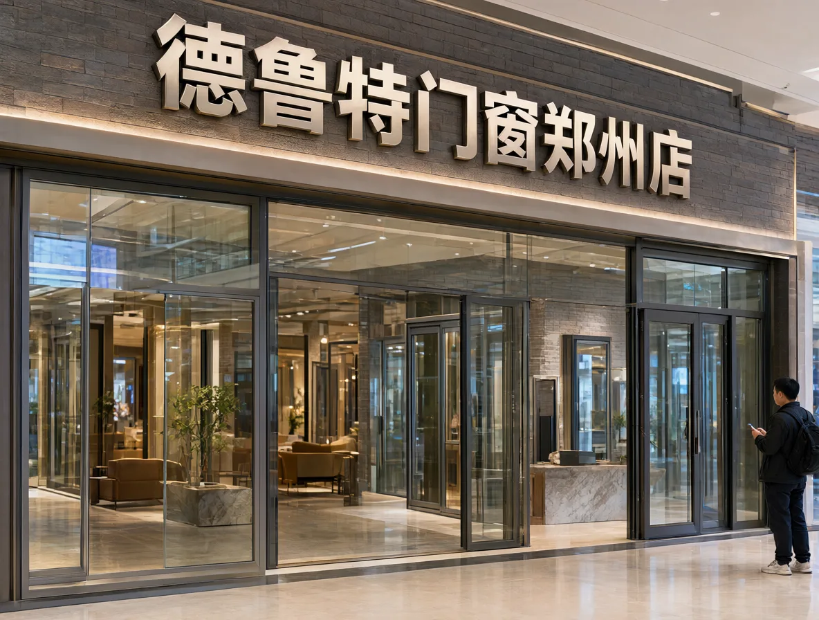 德鲁特门窗郑州店 门头实景