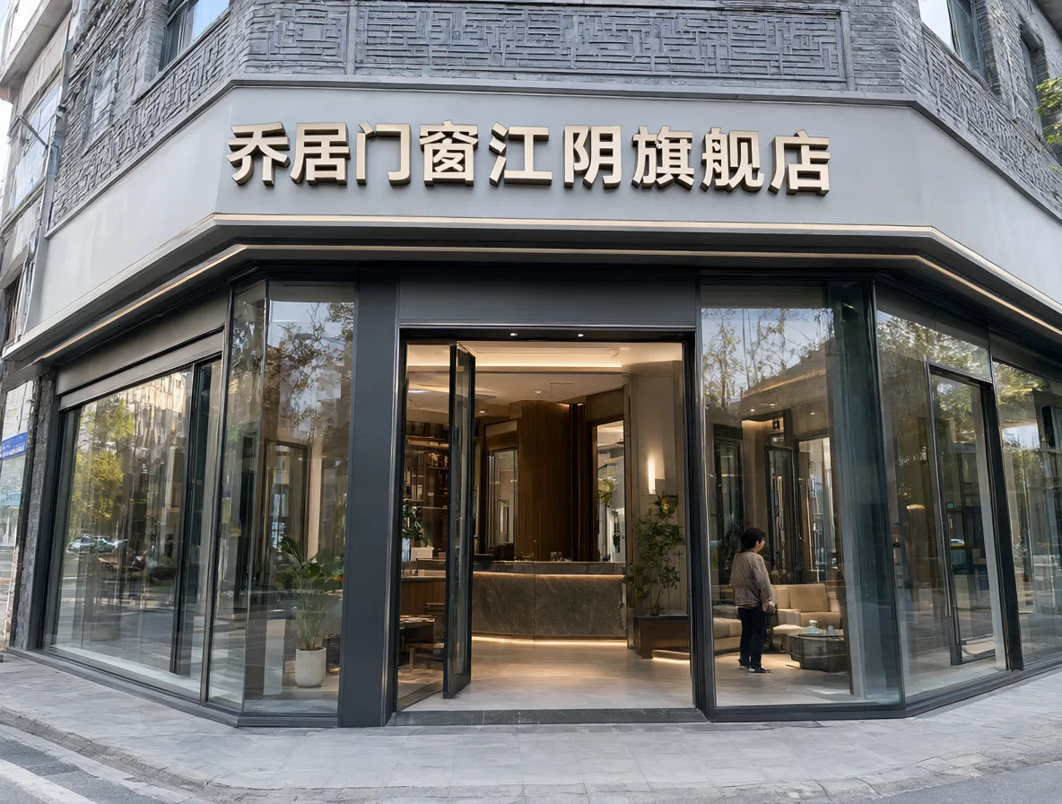 维恪门窗江阴旗舰店乔居门窗 门头实景