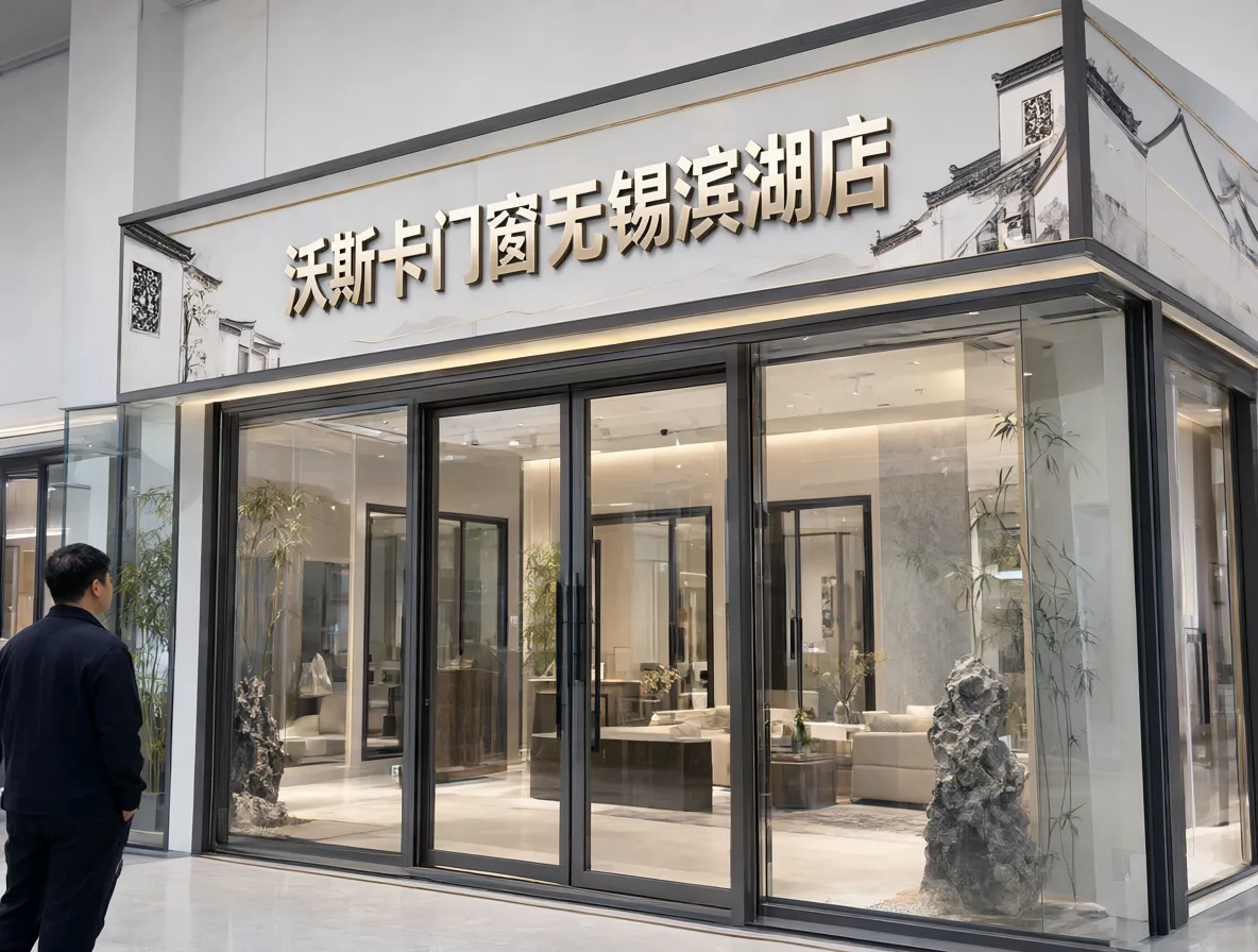 维恪门窗无锡滨湖店沃斯卡门窗 门头实景