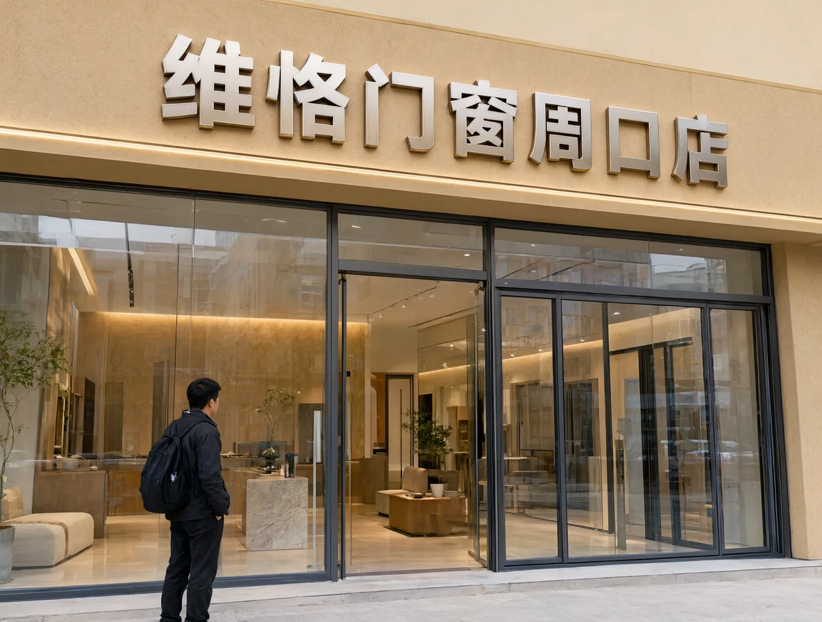 维恪门窗周口店 门头实景