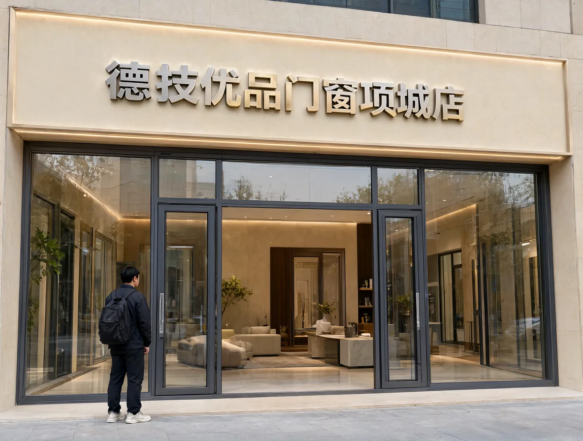 维恪门窗项城店 德技优品门窗 门头实景