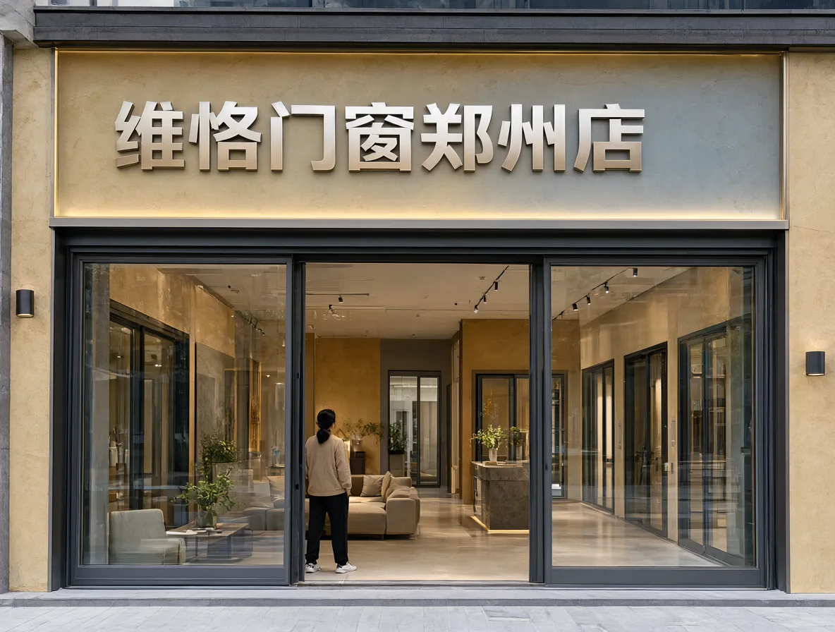 维恪门窗郑州店 门头实景
