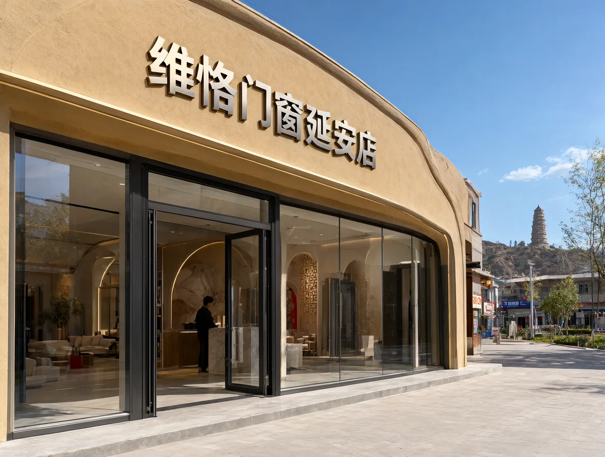 维恪门窗延安店 门头实景